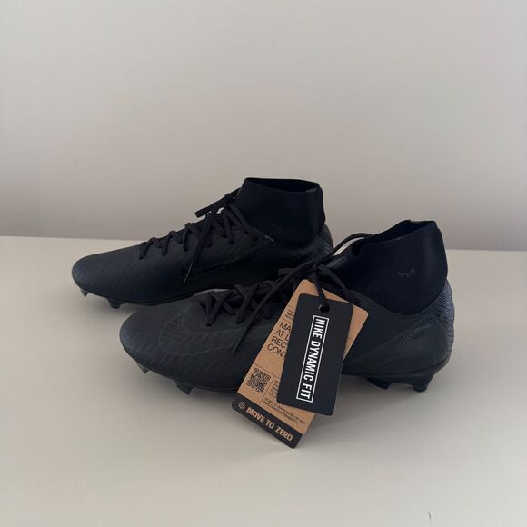 Nike Mercurial Superfly Soccer Cleats Black Dynamic Fit FG  display picture 1